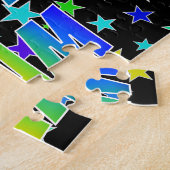 Puzzle "LIAM" Prénom, Amusant "HEUREUX ANNIVERSAIRE" (Côté)