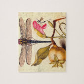 Puzzle Libellule Botanique Nature Faune Hoefnagel Art (Vertical)