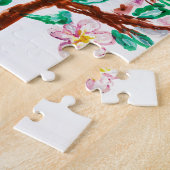 Puzzle Libellule Colorée dans un Jardin Fleuri (Côté)
