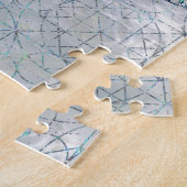 Puzzle Libellule de pierre gemme sur le motif sacré de la (Côté)