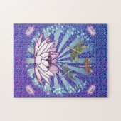 Puzzle Libellule Lotus (Horizontal)
