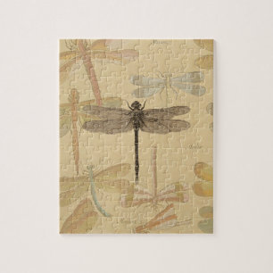 Puzzle Libellule Vintage Antique Classique Nature