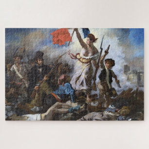 Puzzle Liberté à la tête du peuple : Eugène Delacroix