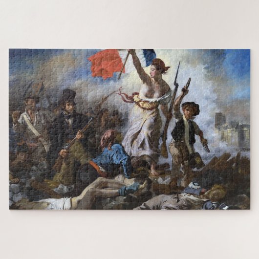 Puzzle Liberté à la tête du peuple : Eugène Delacroix (Horizontal)