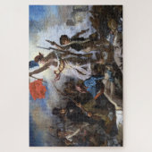 Puzzle Liberté à la tête du peuple : Eugène Delacroix (Vertical)