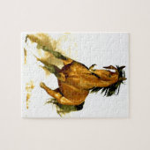 Puzzle Liberté - Cheval de course - Animaux Art (Horizontal)