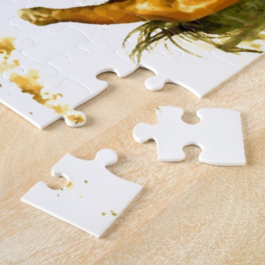 Puzzle Liberté - Cheval de course - Animaux Art (Côté)