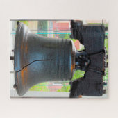 Puzzle Liberty Bell Philadelphie.voeux de Noël (Horizontal)