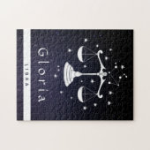 Puzzle Libra Scales Signal Zodiaque Céleste Cosmique Nom  (Horizontal)