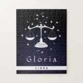 Puzzle Libra Scales Signal Zodiaque Céleste Cosmique Nom  (Vertical)