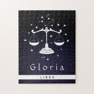 Puzzle Libra Scales Signal Zodiaque Céleste Cosmique Nom 