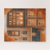 Puzzle Librairie d'automne cosy (Horizontal)