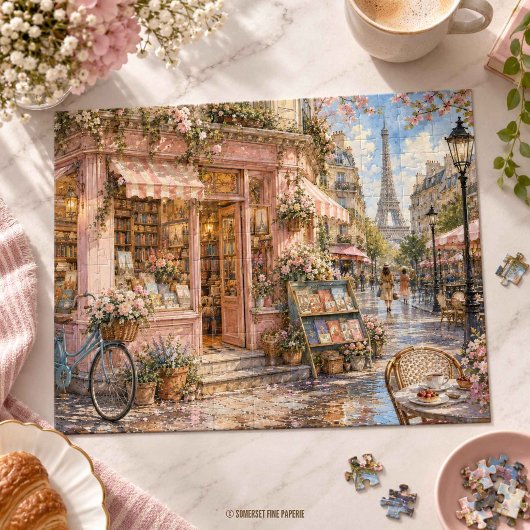Puzzle Librairie Rose à Paris