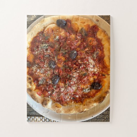 Puzzle Licata Slice of Sicily | Rustic Olives Pizza (Vertical)