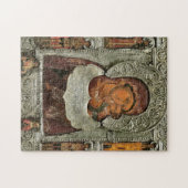 Puzzle L'icône de la Mère de Dieu de Tendresse avec Saint (Horizontal)