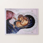 Puzzle L'icône orthodoxe de la Théotokos et de l'Enfant-C (Horizontal)