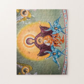 Puzzle L'icône Theotokos et Christ Child avec Tcherubims (Vertical)