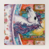 Puzzle Licorne adorable dans le bain (Horizontal)