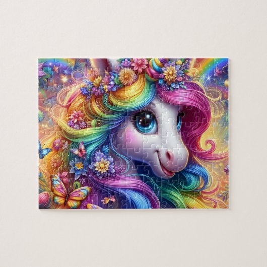 Puzzle Licorne Arc-en-Ciel (Horizontal)