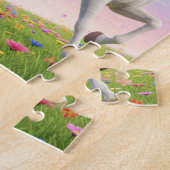 Puzzle Licorne arc-en-ciel magique (Côté)