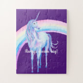 Puzzle licorne blanche (Vertical)