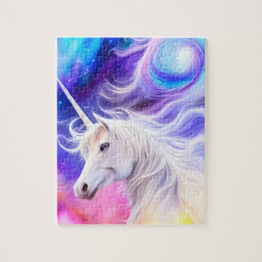 Puzzle Licorne Blanche Jolie (Vertical)