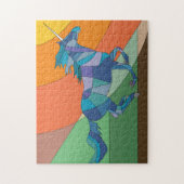 Puzzle Licorne bleue (Vertical)