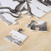 Puzzle Licorne Classique Antique Créature Magique Mythiqu (Côté)