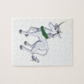 Puzzle Licorne de Noël (Horizontal)