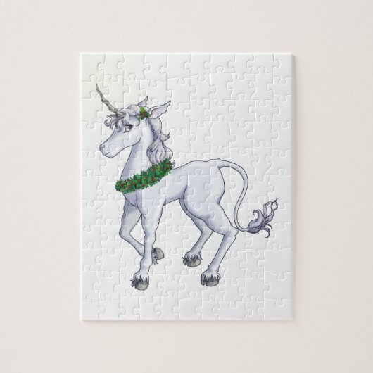 Puzzle Licorne de Noël (Vertical)
