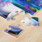 Puzzle Licorne près du château (Côté)