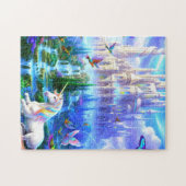 Puzzle Licorne près du château (Horizontal)