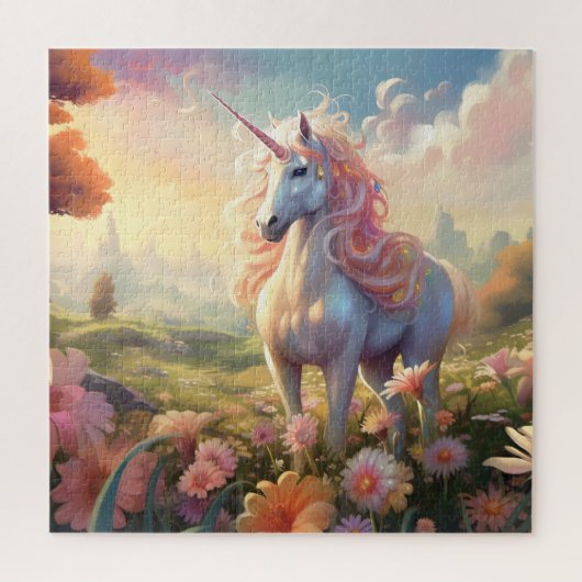 Puzzle Licorne Rose (Vertical)