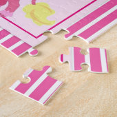 Puzzle "Licorne rose " (Côté)