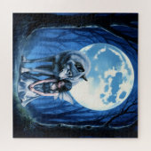 Puzzle Lien au Clair de Lune – Le Loup et la Fée Gothique (Horizontal)