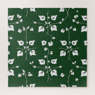 Puzzle Lierre Vintage Dessin Botanique Vert Forêt 