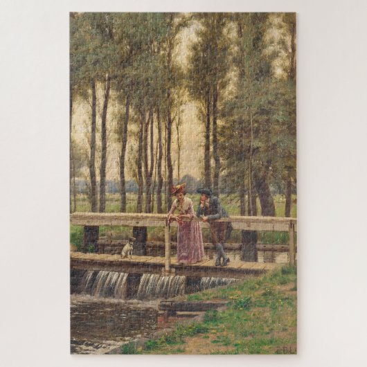 Puzzle Lieu de rencontre romantique (par Edmund Blair Lei (Vertical)