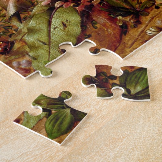 Puzzle Lièvre dans la forêt Hans Hoffmann Rabbit Peinture (Côté)
