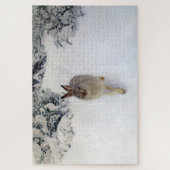 Puzzle Lièvre d'hiver (lapin), Bruno Liljefors (Vertical)