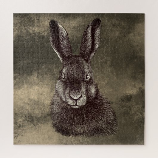 Puzzle Lièvre, lapin, dessin (Vertical)