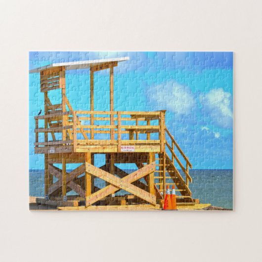 Puzzle Life Guard Stand Florida. (Horizontal)