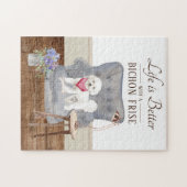 Puzzle Life Is With A Bichon (Horizontal)
