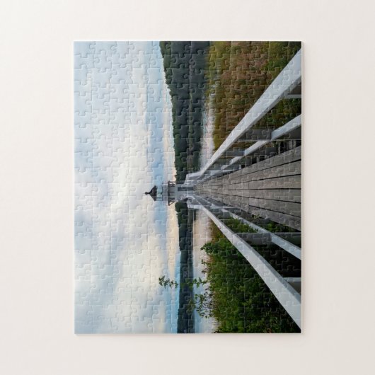 Puzzle Light House Maine. (Vertical)