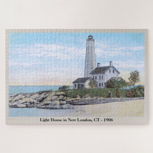 Puzzle Light House New London CT  (Horizontal)
