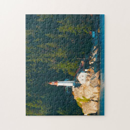 Puzzle Light House Vancouver. (Vertical)