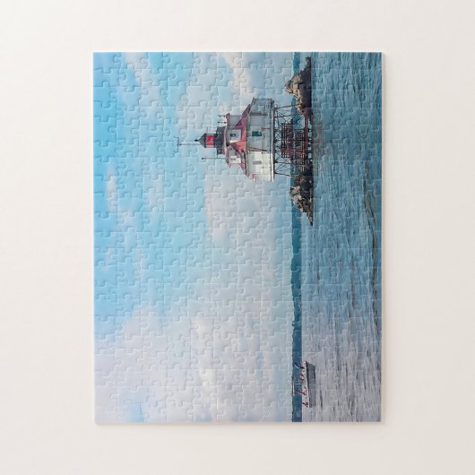 Puzzle Lighthouse Chesapeake Bay. (Vertical)