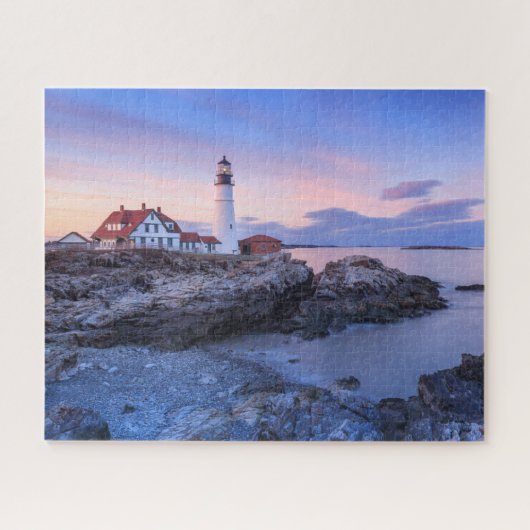 Puzzle Lighthouses | Cape Elizabeth, Maine (Horizontal)