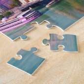 Puzzle Ligne aérienne colorée de Budapest (Côté)