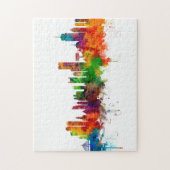 Puzzle Ligne aérienne du Massachusetts de Boston (Vertical)