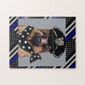 PUZZLE LIGNE BLEUE MINCE (Horizontal)